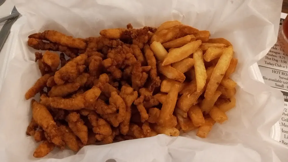 Clam Strips or Shrimp Basket